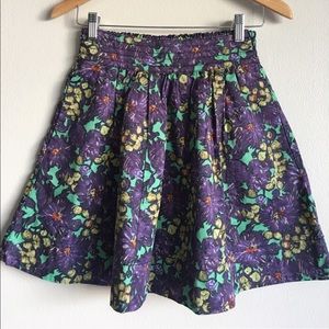J. Crew floral skirt